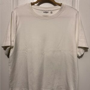 Babaton White Short Sleeve Tee